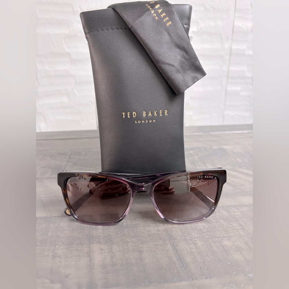 Ted Baker Two-Toned Purple Sunglasses - Picture 4 of 9